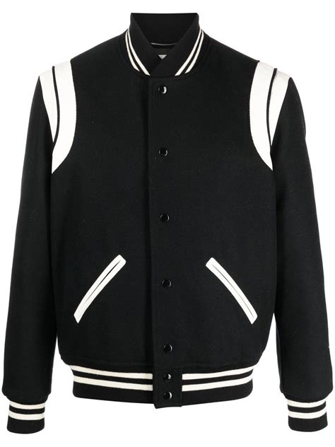 ysl puffer jacket men's|saint laurent bomber jacket.